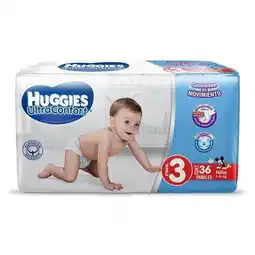 Farmacias YZA Pañal Huggies Ultraconfort Etapa 3 Niño C/36 oferta