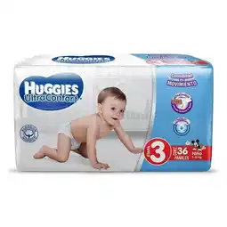 Farmacias YZA Pañal Huggies Ultraconfort Etapa 3 Niño C/36 oferta