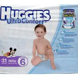 Farmacias YZA Pañales Huggies Etapa 6 Ultraconfort Niño C/31 oferta