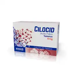 Farmacias YZA Cilocid Acido Folico 5Mg 20 Tabs oferta