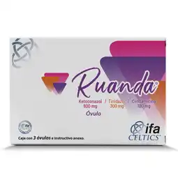 Farmacias YZA RUANDA 800MG/300MG/100MG 3 OVULOS oferta