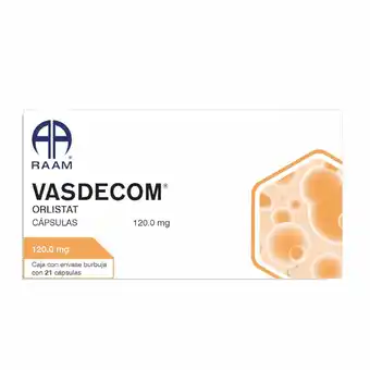 Farmacias YZA VASDECOM 120 MG 21 CAPS oferta