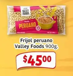 Soriana Mercado Valley Foods frijol peruano oferta