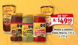 Soriana Mercado Doña María moles y adobos oferta