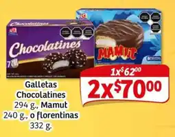 Soriana Mercado Chocolatines, Mamut, o Florentinas oferta