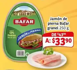 Soriana Mercado Bafar jamon de pierna oferta