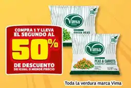 Soriana Mercado Vima Foods green peas o peas & carrots oferta
