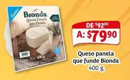 Soriana Mercado Bionda queso panela que funde oferta