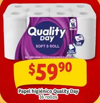 Soriana Mercado Quality Day papel higiénico oferta