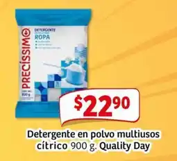 Soriana Mercado Quality Day detergente en polvo oferta