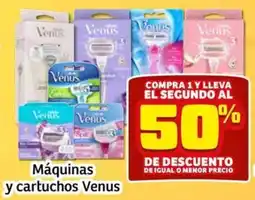 Soriana Mercado Máquinas y cartuchos Venus oferta