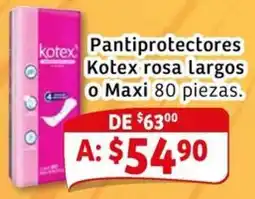 Soriana Mercado Kotex pantiprotectores oferta