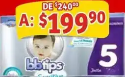Soriana Mercado BBtips pañales etapa 5 oferta
