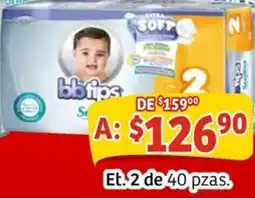 Soriana Mercado BBtips pañales etapa 2 oferta