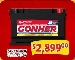 Soriana Mercado Gonher acumulador G-47 oferta