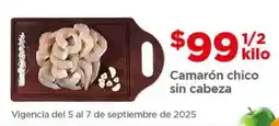 Bodega Aurrerá Camarón chico sin cabeza oferta