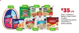 Bodega Aurrerá Fud, Chimex, Bafar, Nutri Deli o Lala jamon salsichas o queso panela oferta