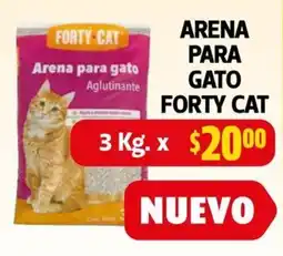 Farmacias Guadalajara Forty Cat arena para gato oferta