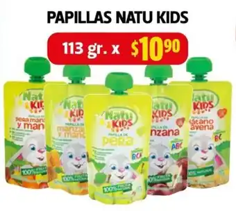 Farmacias Guadalajara Natu Kids papillas oferta