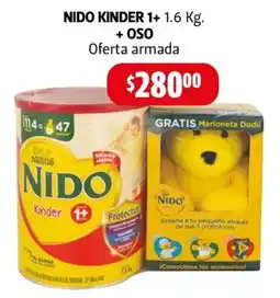Farmacias Guadalajara Nido Kinder 1 + Oso oferta