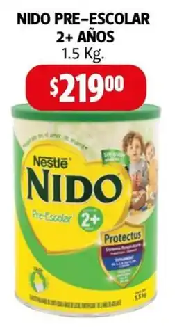 Farmacias Guadalajara Nido Pre-escolar 2+ años oferta