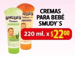 Farmacias Guadalajara Smudy's cremas para bebé oferta