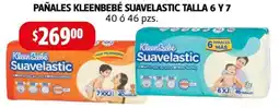 Farmacias Guadalajara Pañales kleenbebé suavelastic talla 6 y7 oferta