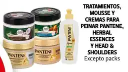 Farmacias Guadalajara Tratamientos, mousse y cremas para peinar pantene, herbal essences y head & shoulders oferta