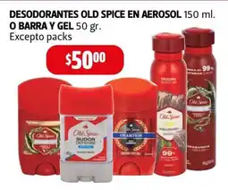 Farmacias Guadalajara Desodorantes old spice en aerosol o barra y gel oferta