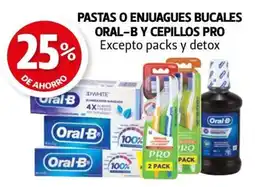 Farmacias Guadalajara Pastas o enjuagues bucales oral-b y cepillos pro oferta