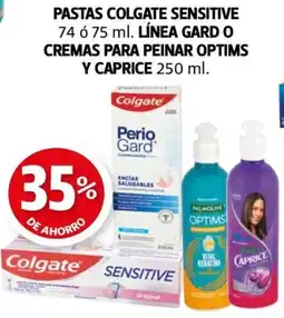 Farmacias Guadalajara Pastas colgate sensitive, línea gard o cremas para peinar optims y caprice oferta