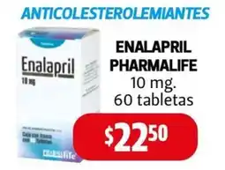 Farmacias Guadalajara Pharmalife Enalapril 10 mg oferta