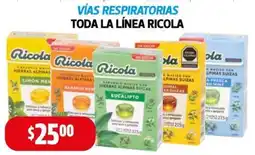 Farmacias Guadalajara Toda la línea ricola oferta