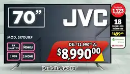 Soriana Mercado JVC Pantalla 70" oferta