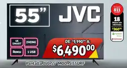 Soriana Mercado JVC Pantalla 55" oferta