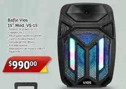 Soriana Mercado Bafle Vios 15" Mod. VS-15 oferta