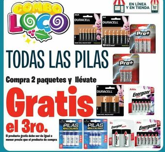 HEB Pilas oferta