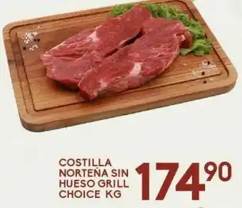 Costillas norteña sin hueso grill choice kg