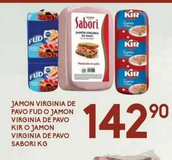 Alsuper Jamón virginia sabori oferta
