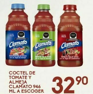 Alsuper Cóctel clamato tomate y almeja 946 ml oferta
