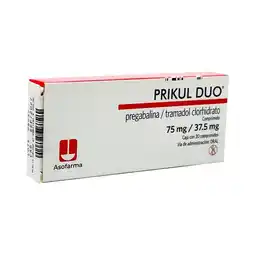 Farmacias Benavides 75 mg Pregabalina/37.5 mg Tramadol oferta