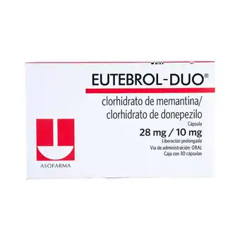 Farmacias Benavides 28/10 MG Clorhidato Memantina + Clorhidrato Donepezilo oferta