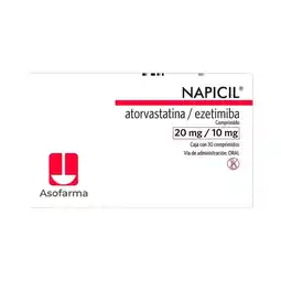 Farmacias Benavides 20 mg Atorvastatina/10 mg Ezetimiba oferta
