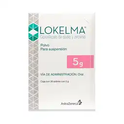 Farmacias Benavides 5 g Ciclosilicato de Sodio y Zirconio Polvo para Suspensión oferta