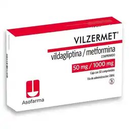 Farmacias Benavides 50 mg Vildagliptina/1000 mg Metformina oferta