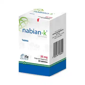 Farmacias Benavides 25 mg Topiramato oferta
