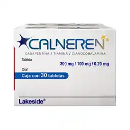 Farmacias Benavides 300 mg /100 mg / 0.20 mg Cianocobalamina + Gabapentina + Tiamina oferta