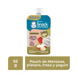 Farmacias Benavides Manzana Plátano Fresa Yogurt Pouch oferta