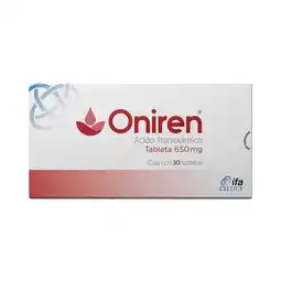 Farmacias Benavides 650 mg Ácido Tranexámico oferta