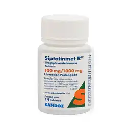 Farmacias Benavides 100 mg/1000 mg Sitagliptina, Metformina Liberación Prolongada oferta